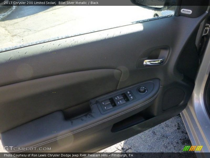 Billet Silver Metallic / Black 2013 Chrysler 200 Limited Sedan