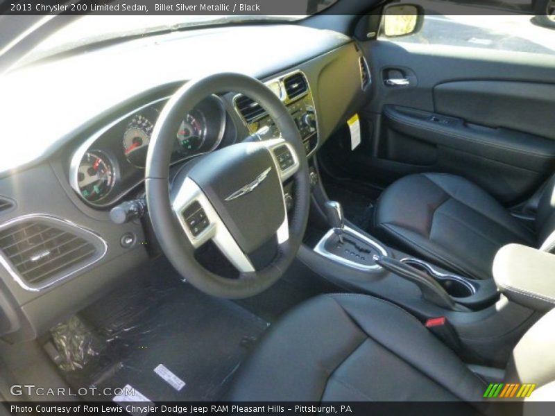 Billet Silver Metallic / Black 2013 Chrysler 200 Limited Sedan