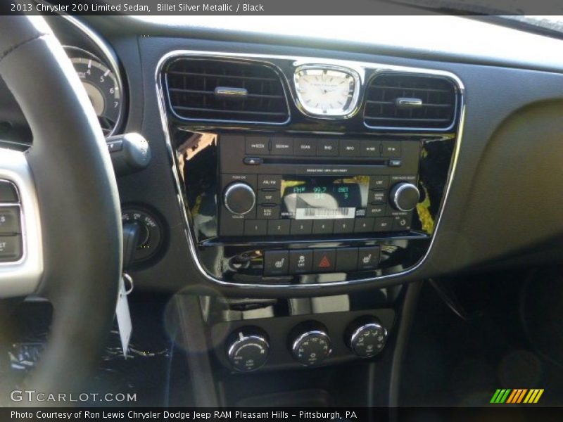 Billet Silver Metallic / Black 2013 Chrysler 200 Limited Sedan