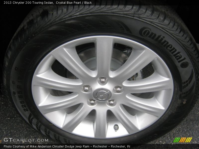 Crystal Blue Pearl / Black 2013 Chrysler 200 Touring Sedan