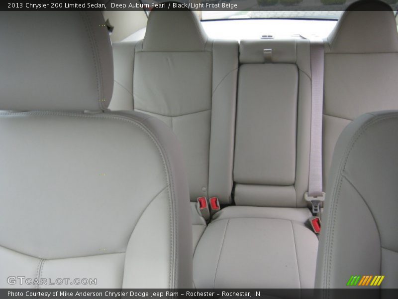 Deep Auburn Pearl / Black/Light Frost Beige 2013 Chrysler 200 Limited Sedan