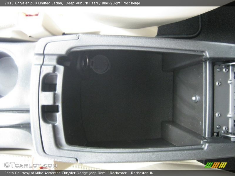 Deep Auburn Pearl / Black/Light Frost Beige 2013 Chrysler 200 Limited Sedan