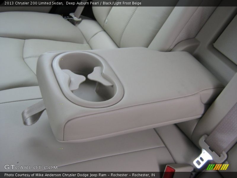 Deep Auburn Pearl / Black/Light Frost Beige 2013 Chrysler 200 Limited Sedan