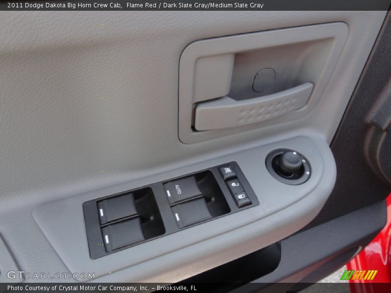 Flame Red / Dark Slate Gray/Medium Slate Gray 2011 Dodge Dakota Big Horn Crew Cab