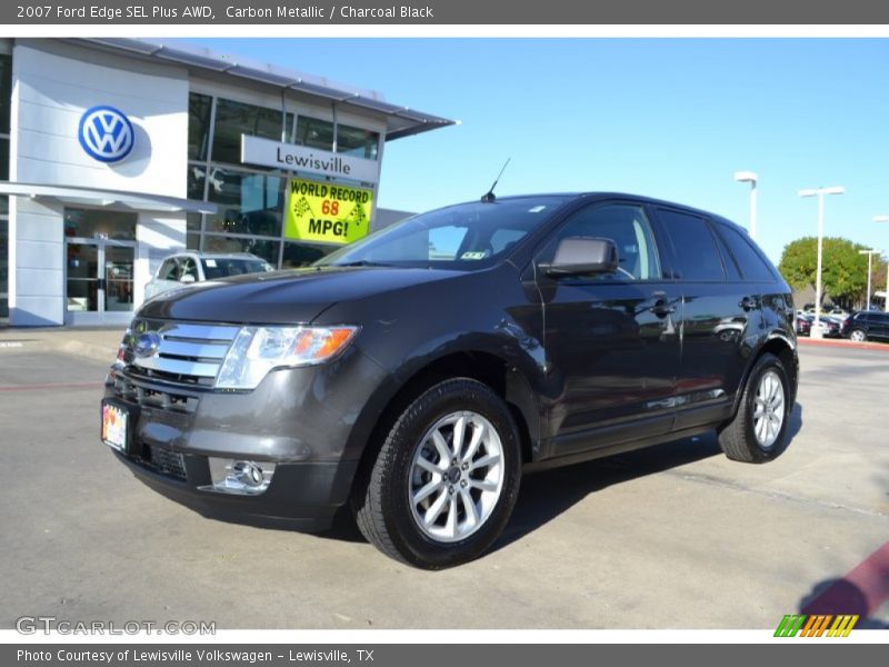 Carbon Metallic / Charcoal Black 2007 Ford Edge SEL Plus AWD