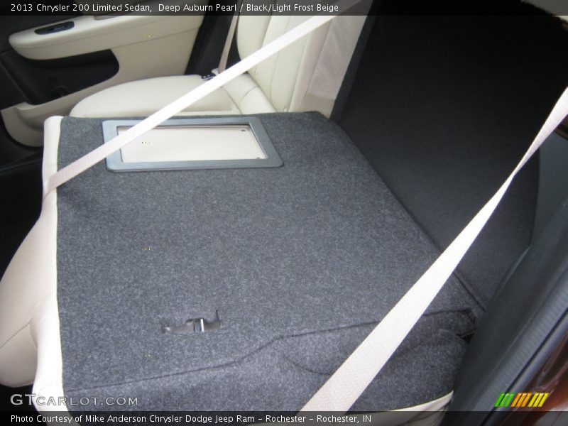 Deep Auburn Pearl / Black/Light Frost Beige 2013 Chrysler 200 Limited Sedan