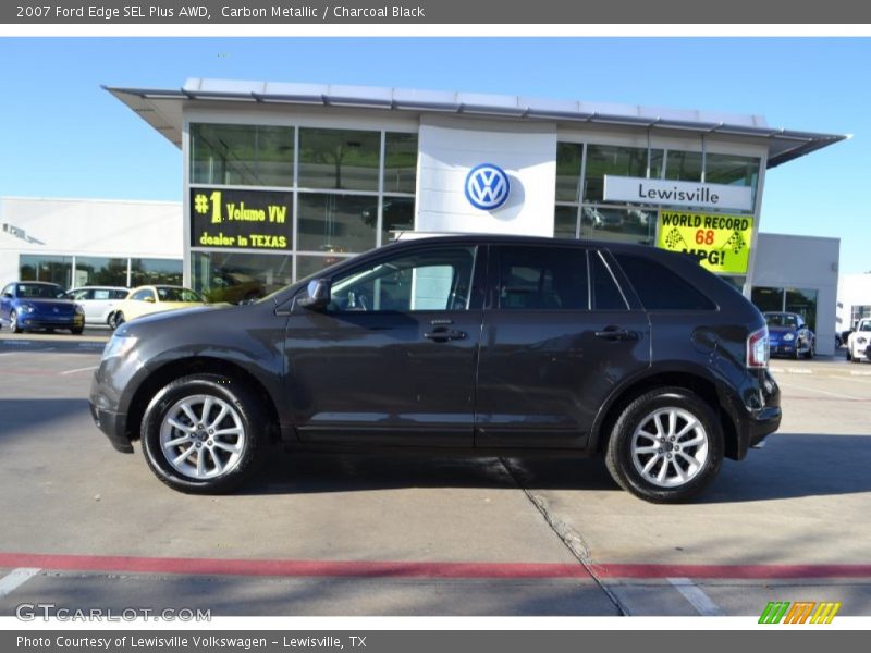 Carbon Metallic / Charcoal Black 2007 Ford Edge SEL Plus AWD