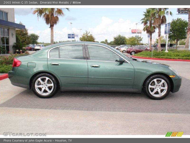  2003 G 35 Sedan Emerald Mist Metallic