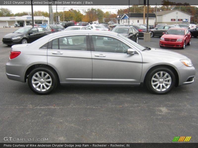 Billet Silver Metallic / Black 2013 Chrysler 200 Limited Sedan