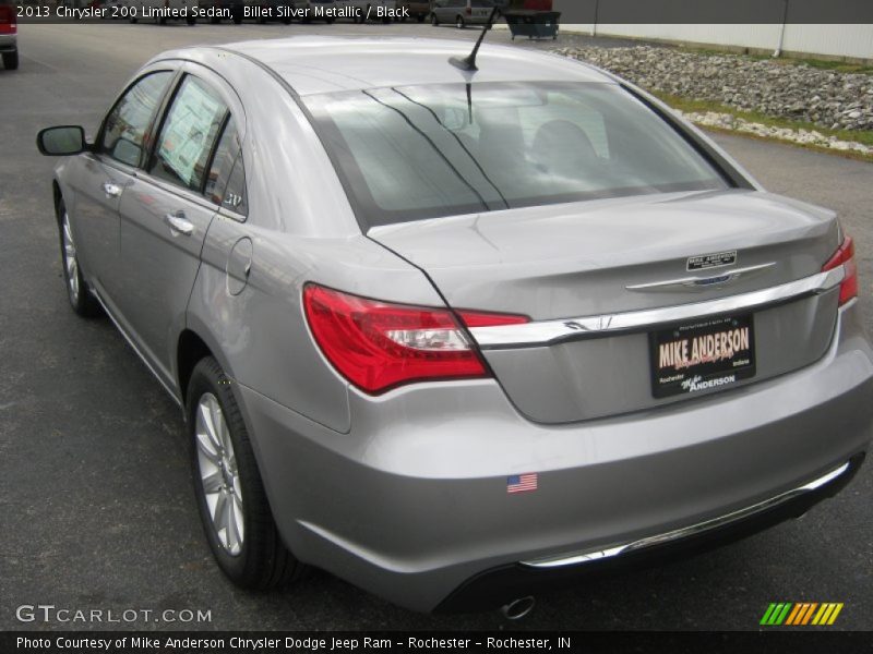 Billet Silver Metallic / Black 2013 Chrysler 200 Limited Sedan