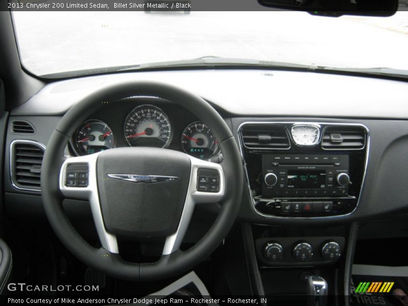 Billet Silver Metallic / Black 2013 Chrysler 200 Limited Sedan