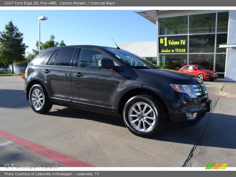 Carbon Metallic / Charcoal Black 2007 Ford Edge SEL Plus AWD