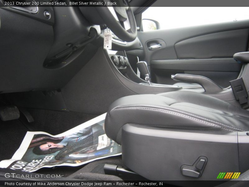 Billet Silver Metallic / Black 2013 Chrysler 200 Limited Sedan