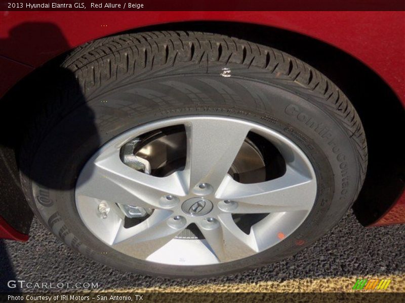 Red Allure / Beige 2013 Hyundai Elantra GLS