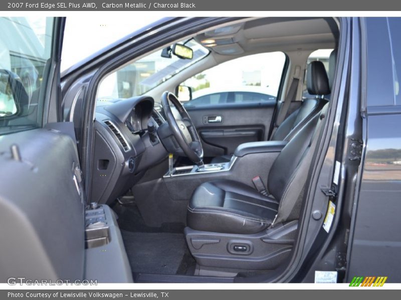  2007 Edge SEL Plus AWD Charcoal Black Interior
