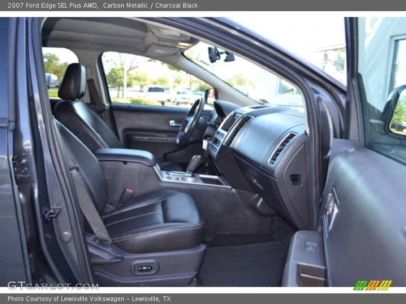  2007 Edge SEL Plus AWD Charcoal Black Interior