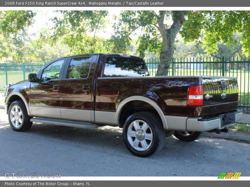 Mahogany Metallic / Tan/Castaño Leather 2008 Ford F150 King Ranch SuperCrew 4x4