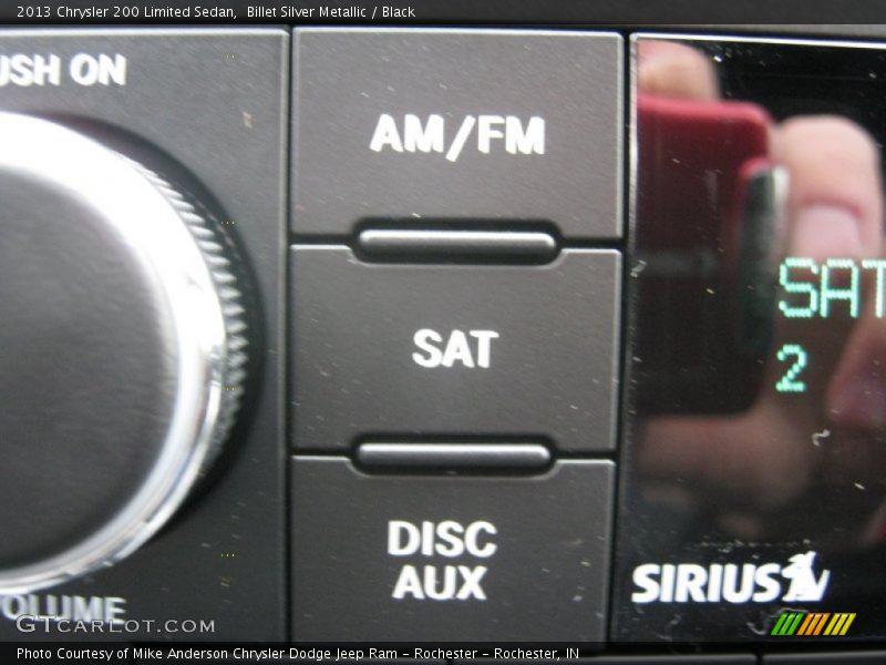 Billet Silver Metallic / Black 2013 Chrysler 200 Limited Sedan