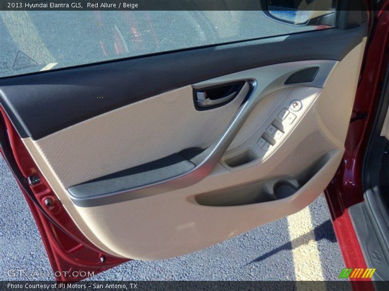 Red Allure / Beige 2013 Hyundai Elantra GLS