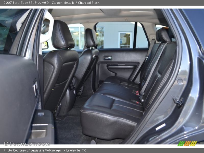 Rear Seat of 2007 Edge SEL Plus AWD