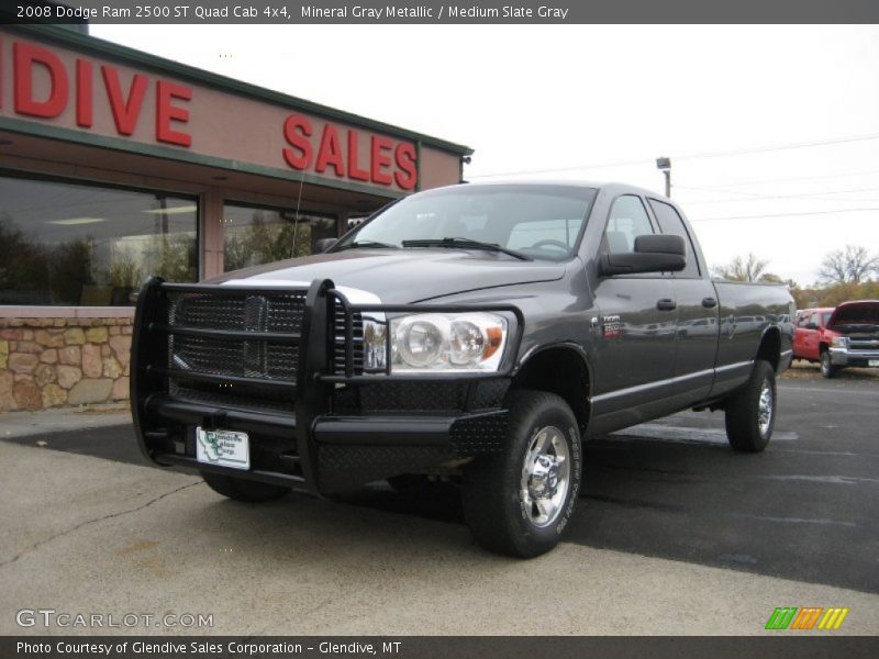 Mineral Gray Metallic / Medium Slate Gray 2008 Dodge Ram 2500 ST Quad Cab 4x4