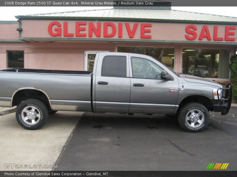 Mineral Gray Metallic / Medium Slate Gray 2008 Dodge Ram 2500 ST Quad Cab 4x4