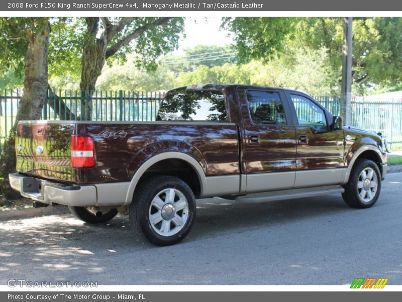 Mahogany Metallic / Tan/Castaño Leather 2008 Ford F150 King Ranch SuperCrew 4x4