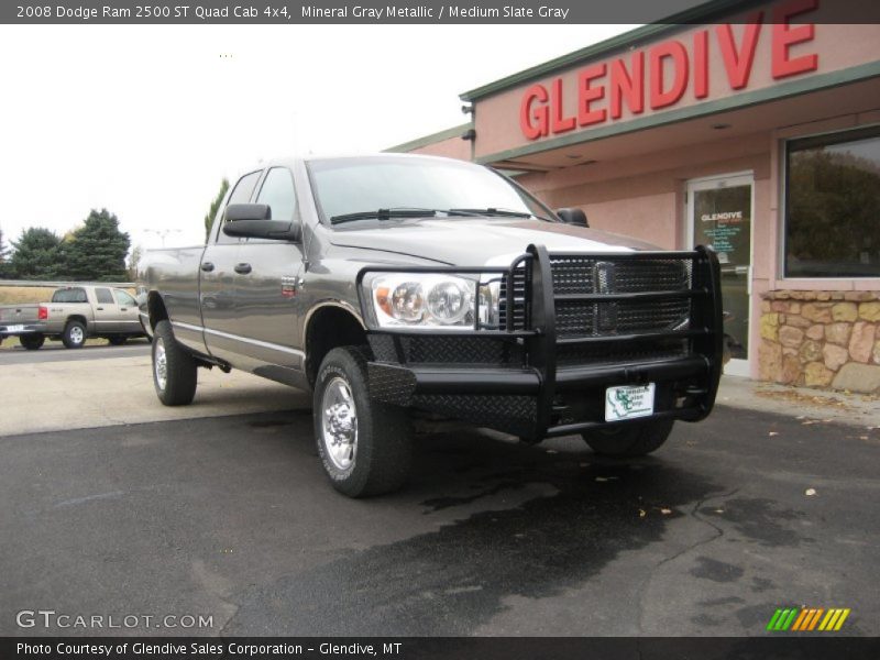 Mineral Gray Metallic / Medium Slate Gray 2008 Dodge Ram 2500 ST Quad Cab 4x4