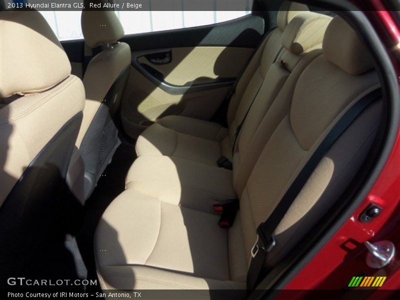 Red Allure / Beige 2013 Hyundai Elantra GLS