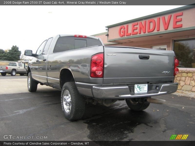 Mineral Gray Metallic / Medium Slate Gray 2008 Dodge Ram 2500 ST Quad Cab 4x4