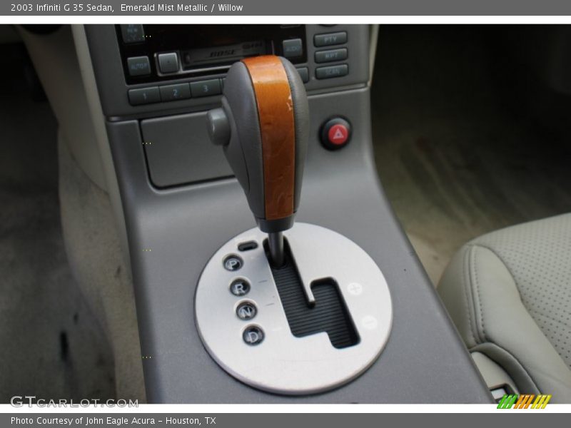  2003 G 35 Sedan 5 Speed Automatic Shifter