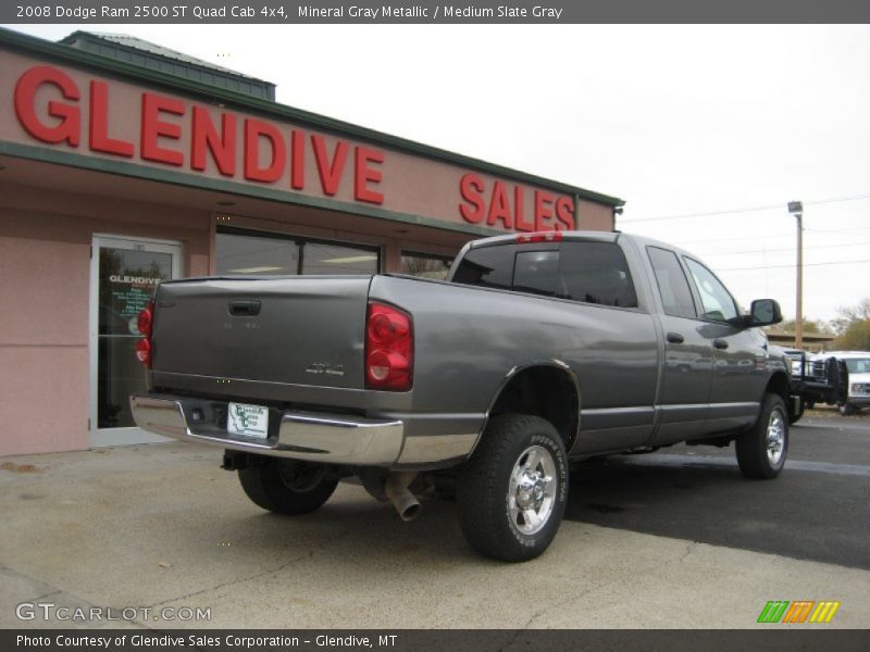 Mineral Gray Metallic / Medium Slate Gray 2008 Dodge Ram 2500 ST Quad Cab 4x4
