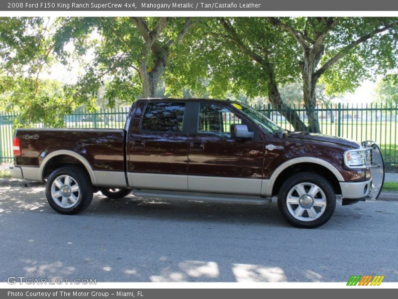 Mahogany Metallic / Tan/Castaño Leather 2008 Ford F150 King Ranch SuperCrew 4x4