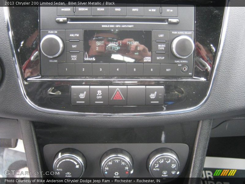 Billet Silver Metallic / Black 2013 Chrysler 200 Limited Sedan