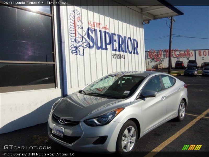 Silver / Gray 2013 Hyundai Elantra GLS