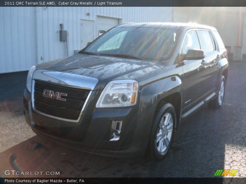Cyber Gray Metallic / Light Titanium 2011 GMC Terrain SLE AWD