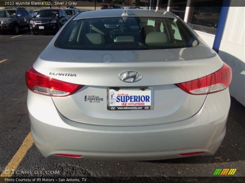 Silver / Gray 2013 Hyundai Elantra GLS