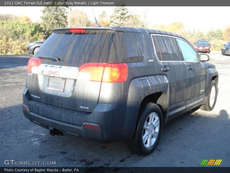 Cyber Gray Metallic / Light Titanium 2011 GMC Terrain SLE AWD