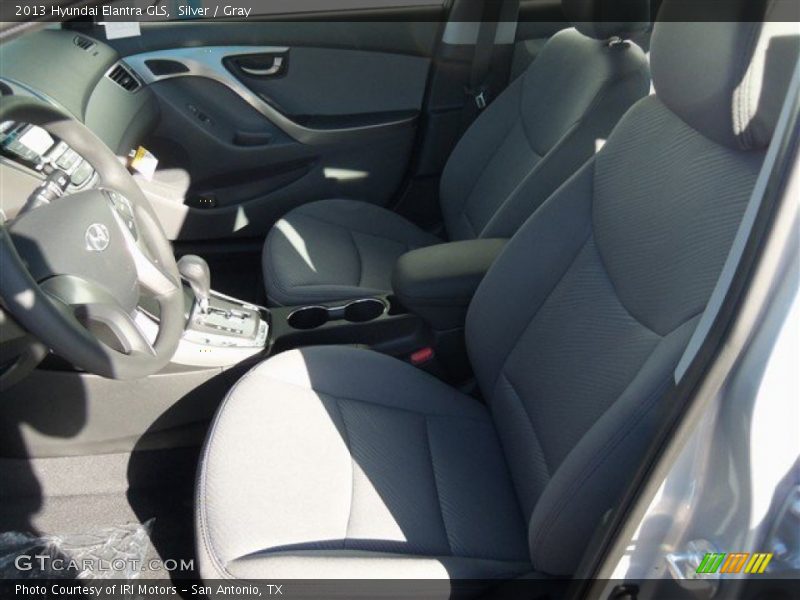 Silver / Gray 2013 Hyundai Elantra GLS