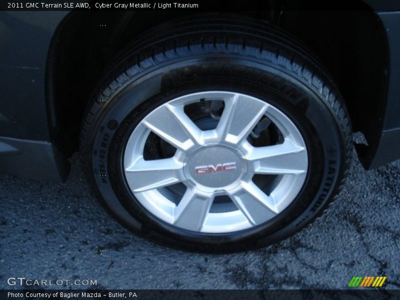 Cyber Gray Metallic / Light Titanium 2011 GMC Terrain SLE AWD