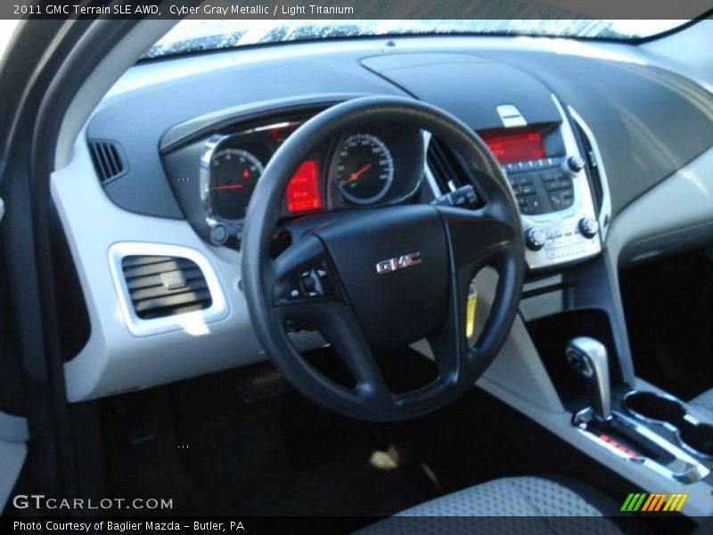 Cyber Gray Metallic / Light Titanium 2011 GMC Terrain SLE AWD