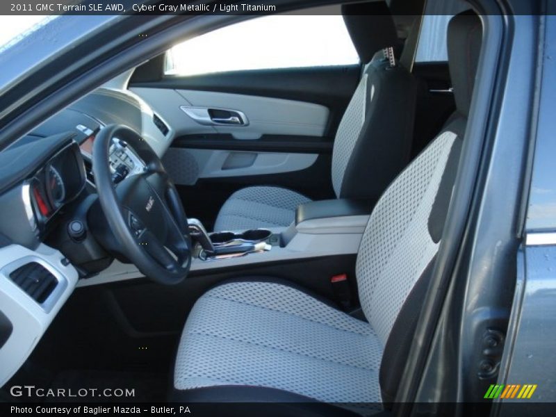 Cyber Gray Metallic / Light Titanium 2011 GMC Terrain SLE AWD