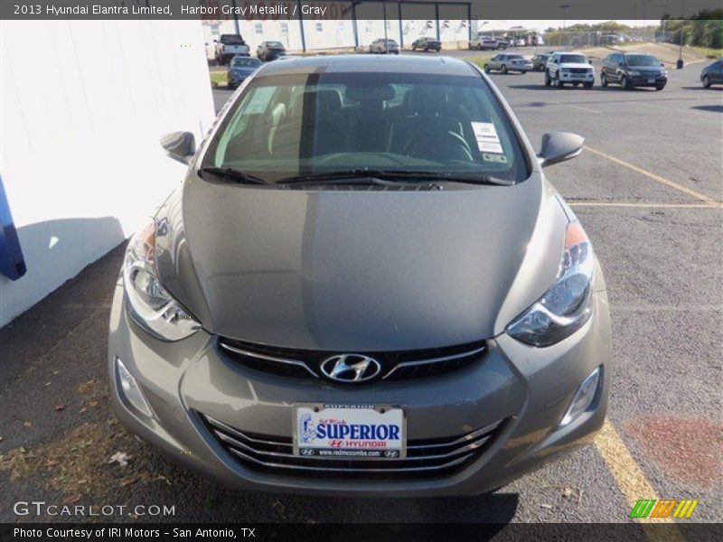 Harbor Gray Metallic / Gray 2013 Hyundai Elantra Limited