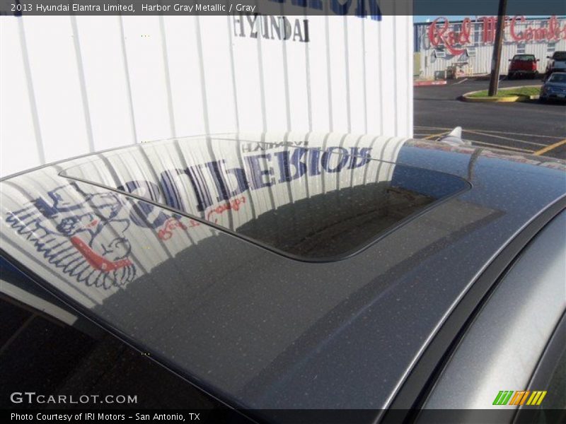 Harbor Gray Metallic / Gray 2013 Hyundai Elantra Limited
