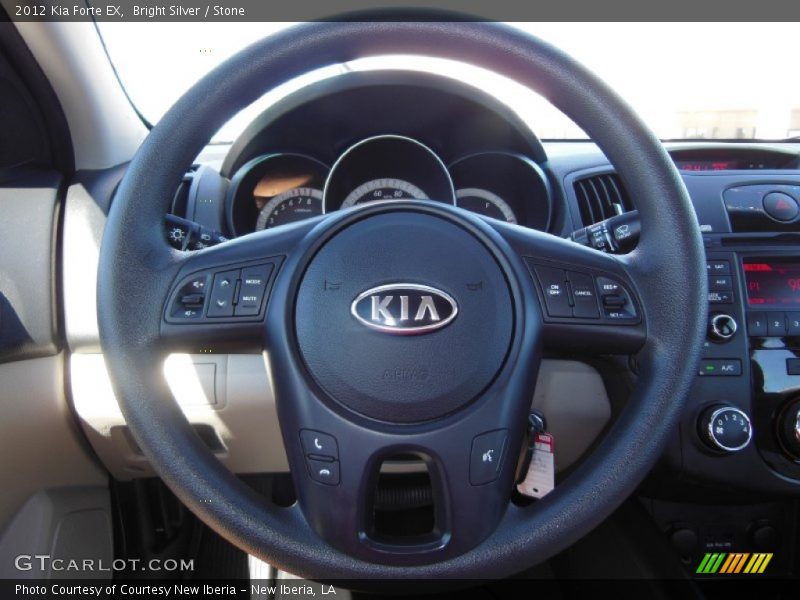 Bright Silver / Stone 2012 Kia Forte EX