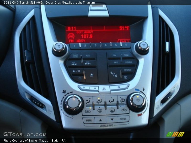Cyber Gray Metallic / Light Titanium 2011 GMC Terrain SLE AWD