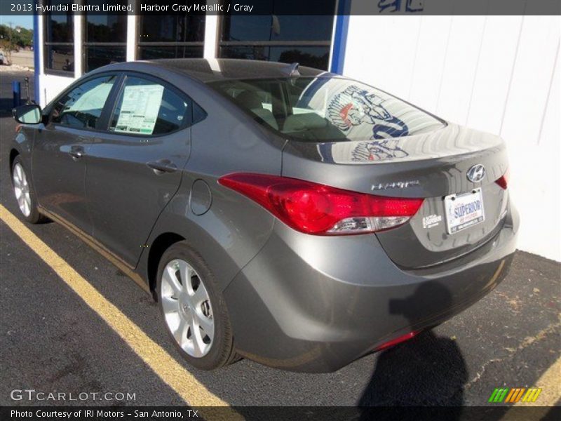 Harbor Gray Metallic / Gray 2013 Hyundai Elantra Limited