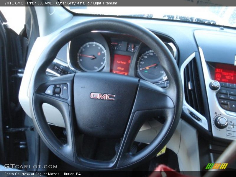 Cyber Gray Metallic / Light Titanium 2011 GMC Terrain SLE AWD