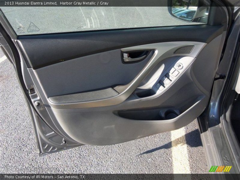 Harbor Gray Metallic / Gray 2013 Hyundai Elantra Limited
