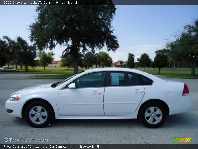 Summit White / Neutral 2011 Chevrolet Impala LT